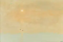 Murray Hantman, Sun, Oil on canvas