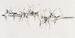 John Louis Laurent, Olive Orchard - Mougins, Screenprint