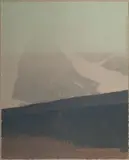 Russell Chatham, Misted Mountain, 2004, Lithograph