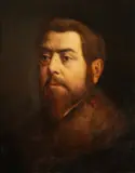 Isador Kaufman, Portrait of a Man in a Fur Coat, Oil on canvas