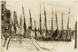 James Abbott McNeill Whistler, Billingsgate, 1859, etching and drypoint on laid paper