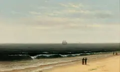 Wesley Webber, On the Beach, Oil on canvas