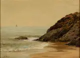 James Craig Nicoll, Gentle Waves, Oil on board