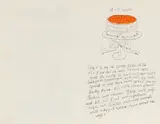 Andy Warhol, A + P Surprise, Wild Raspberries, 1959, Offset lithograph with hand coloring