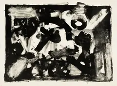 John Grillo, Untitled Abstraction, 1963, Lithograph