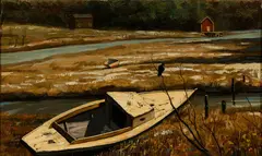 Stephen Etnier, Near Freeport, 1965, Oil on linen