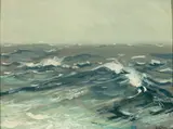 Hermann Dudley Murphy, The Gulf Stream, 1923, Oil on panel