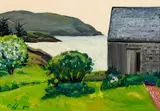 Chris Huntington, Monhegan Springtime, 1970, Oil on panel