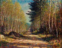 Vivien Milner Akers, Spring Sunlight, 1943, Oil on panel