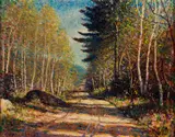 Vivien Milner Akers, Spring Sunlight, 1943, Oil on panel