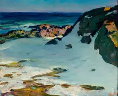Joseph Davol, Ogunquit Coast, 1915, Oil on board