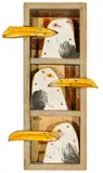 Mike Stiler, The Three Amigos, Acrylic on wood construction