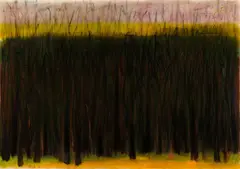 Dusk by Wolf Kahn, Pastel on paper, offered Mar 2025