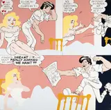 Al Capp, Our Honeymoon Night, 1933, Oil on canvas laid to panel