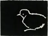 Edwin Gamble, Baby Gull, Oil pastel on handmade paper