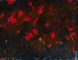Stephen Pace, Abstraction in Red and Black, 1952, Oil on canvas