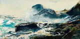 Andrew Winter, Gull Rock, Monhegan, Oil on panel