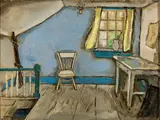 Dorothy Lake Gregory, Provincetown Estate, Oil on canvasboard