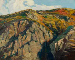 Charles Herbert Woodbury, Ogunquit, Autumn, Oil on canvas