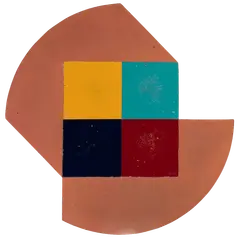 Four Square by Johnnie Winona Ross, 1979, Acrylic and wax on canvas, sold Mar 2025