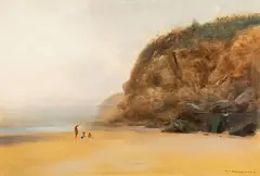 Frank Herbert Mason, Sewall Pt. Me., 1959, Oil on board laid to canvas