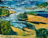 Arthur DiMambro, Inlet, 2011, Oil on masonite