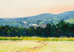 J. Thomas R. Higgins, Evening, North Fayette, 1989, Oil on panel