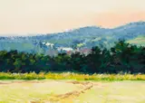 J. Thomas R. Higgins, Evening, North Fayette, 1989, Oil on panel