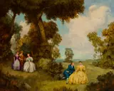 André Lambert, In the Field, Oil on canvas