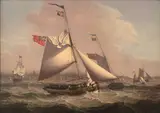 Robert Salmon, Mail Packet from Liverpool to Glasgow, 1805, Oil on canvas