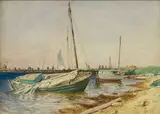 Alfred Thompson Bricher, Boats Along the Shore
