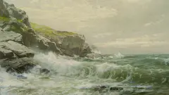 Conanicut by William Trost Richards, Rhode Island, 1895, Oil on canvas, sold Oct 2024
