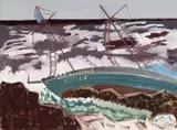 Milton Avery, General MacArthur on the Rocks