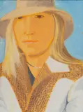 Alex Katz, Woman in Hat, 2003, Gouache on masonite