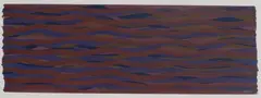 Horizontal Wavy Lines by Sol LeWitt, 2001, Gouache on paper, offered Oct 2024