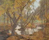 Frederick John Mulhaupt, Silver Mirror, Oil on canvas