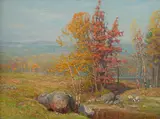 John Joseph Enneking, Autumn Fields, New England, 1895, Oil on canvas