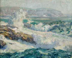 Paul Dougherty, Seascape, Oil on canvas