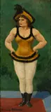 Lucile Blanch, Circus Performer, Oil on board
