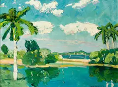 Jane Peterson, Miami, Oil on canvasboard