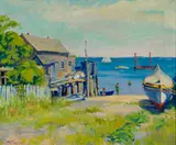 Harry Shokler, Provincetown Waterfront, 1926, Oil on canvas