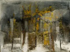 Early Snow by William Thon, Oil on panel, sold Apr 2024