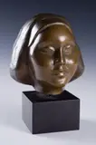 William Zorach, Head of a Girl, Bronze