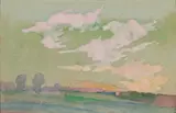 George Hallowell, Liverpool to London, Watercolor on paper