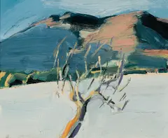 Kent's Apple Tree by Eric Aho, 1996, Oil on canvas, sold Apr 2024