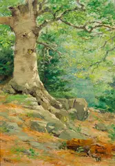 John Calvin Stevens, Birch, 1903, Oil on canvas