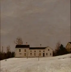 Linden Frederick, White on White, 1998, Oil on panel