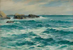 John Calvin Stevens, Seascape, November 26, Oil on canvas