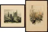 Luigi Kasimir, Two Works, Etching with aquatint