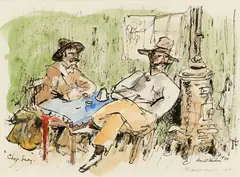Walt Kuhn, Chop Suey, 1929, Watercolor and pen and ink on paper